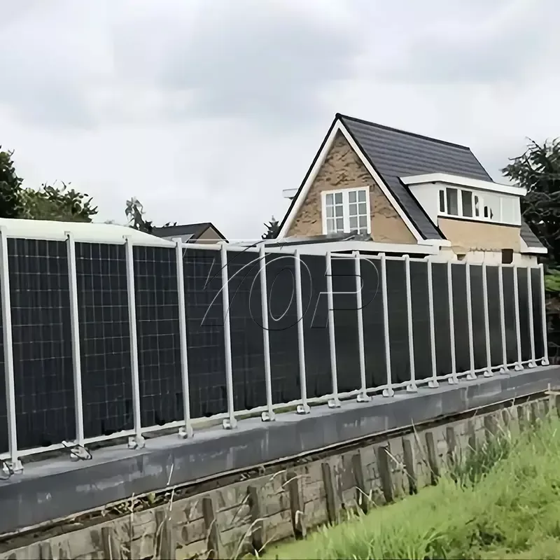 Clôture solaire