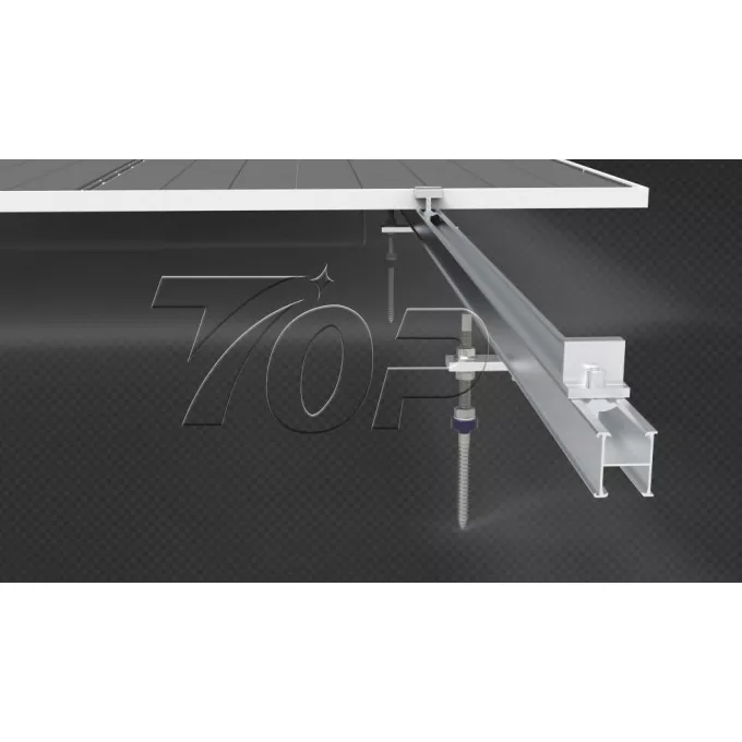 Système de support de toit de rail ultra solaire